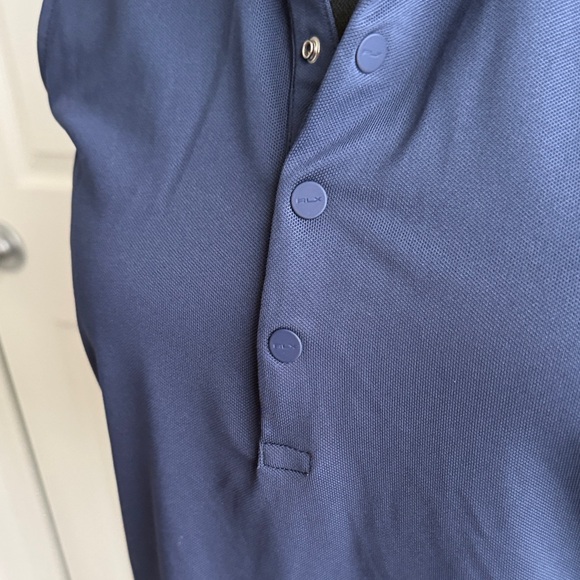 Ralph Lauren woman’s Polo golf shirt, Navy Sleeveless - Picture 3 of 4